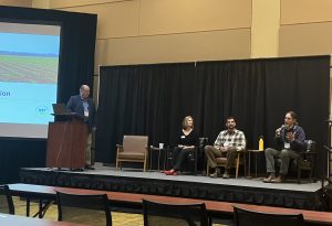 Hub-funded soil scientist at UW-Madison shares insights into multi-state research project at Dairy Strong conference