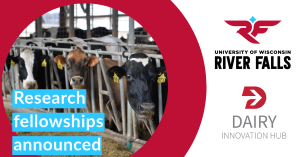 UW-River falls announces four faculty fellowships funded by state-sponsored Dairy Innovation Hub